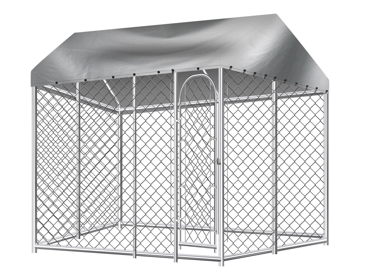 Dog Run with Roof - 4m x 4m x 2.3m