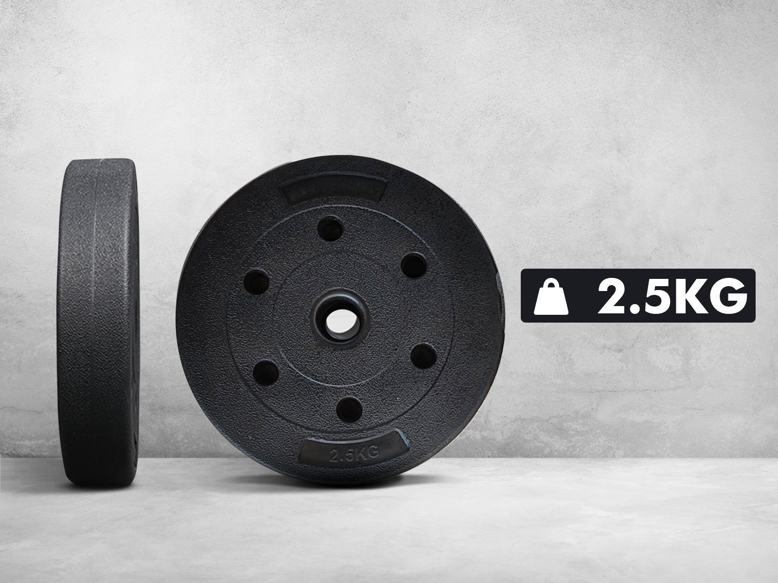 Cement Weight Plates 2.5kg - Set of 8