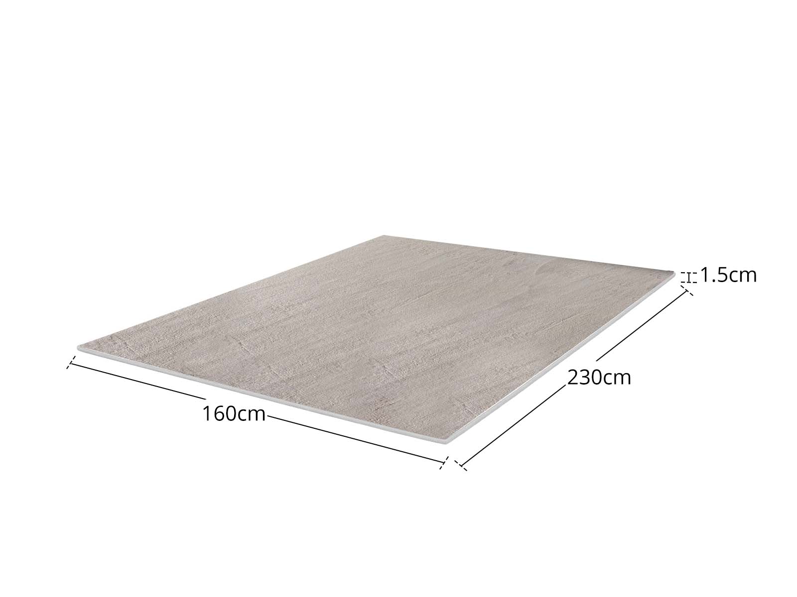 Angola Floor Rug 160cm x 230cm - Light brown