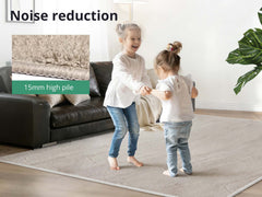 Angola Floor Rug 160cm x 230cm - Light brown