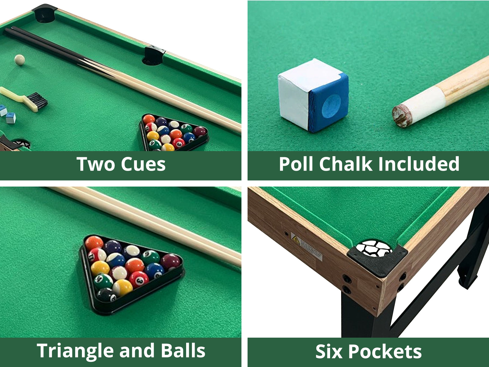 10-in-1 Multi-function Foosball Table - 4 Ft