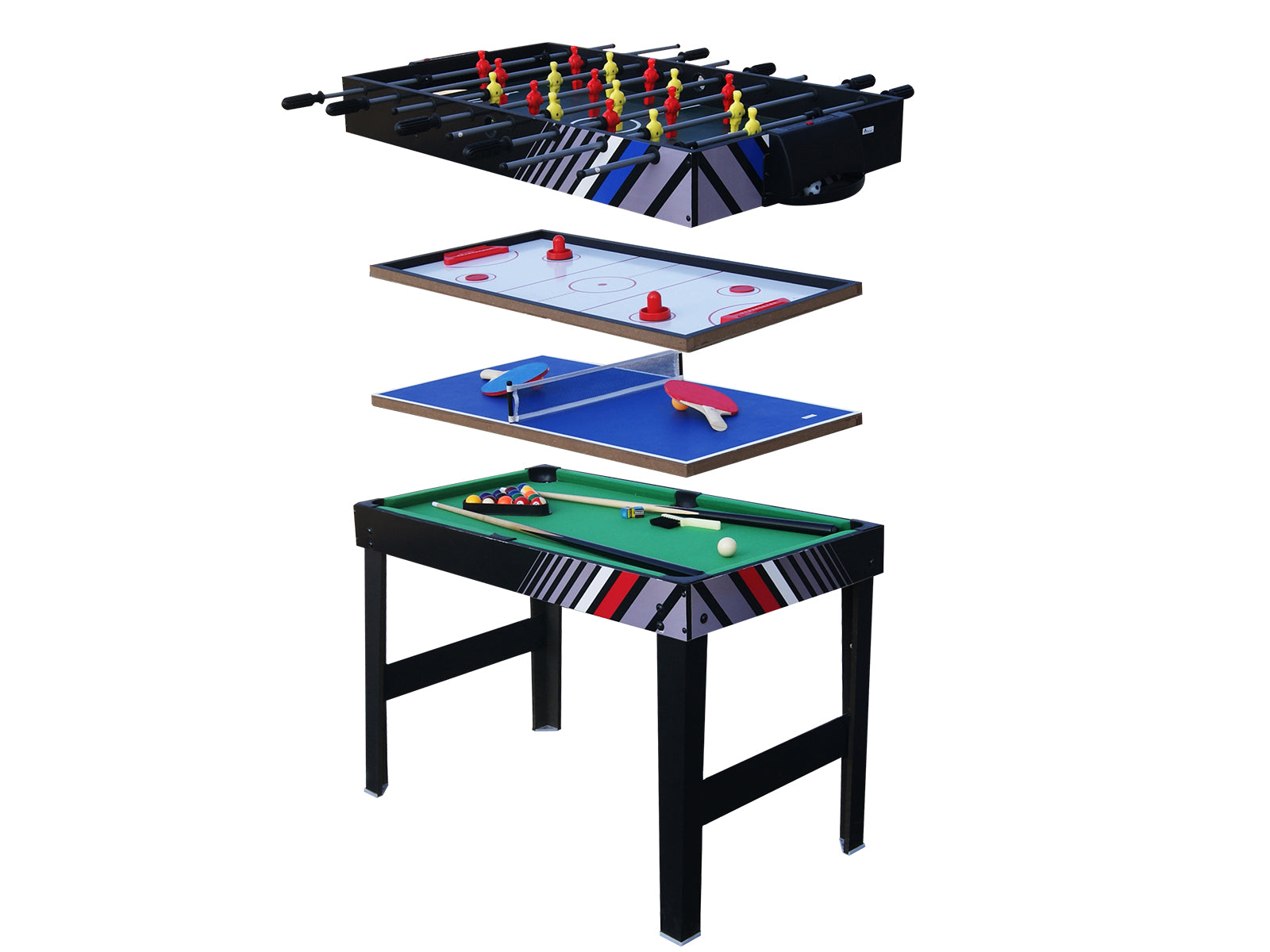 4-in-1 Multi-function Foosball Table - 4 Ft