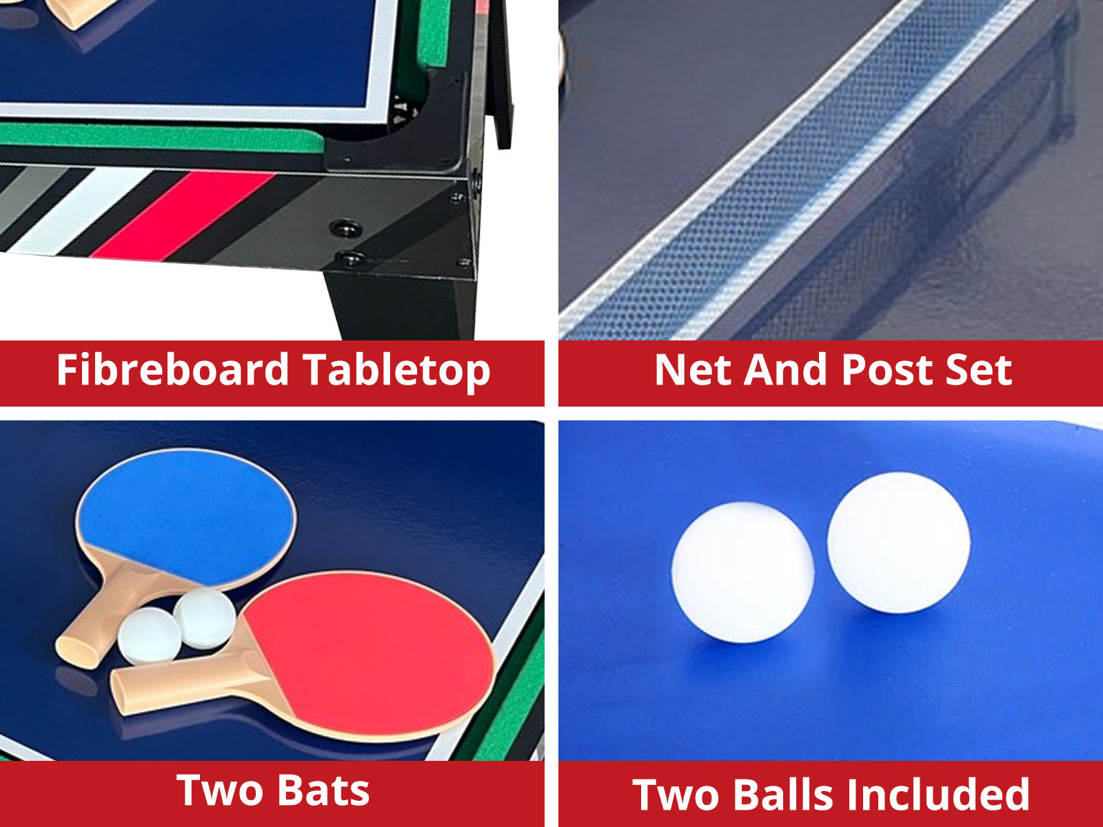 4-in-1 Multi-function Foosball Table - 4 Ft