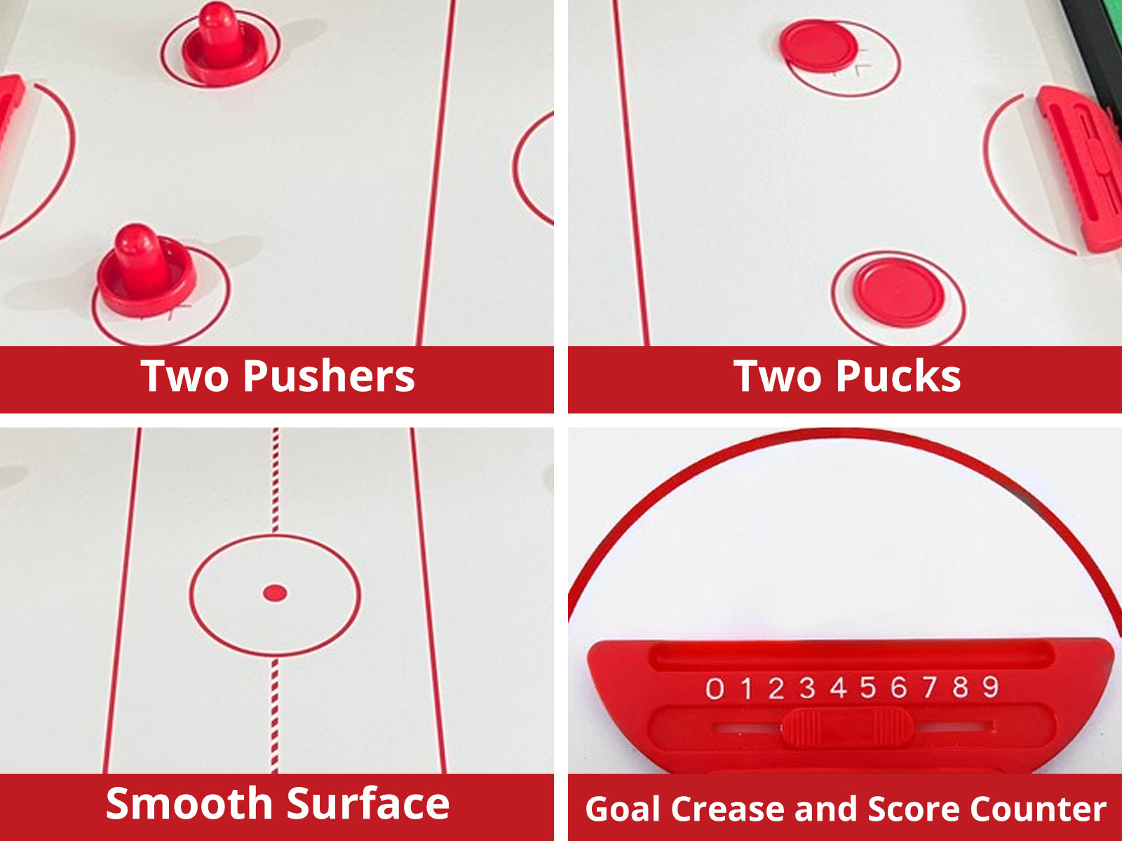 4-in-1 Multi-function Foosball Table - 4 Ft