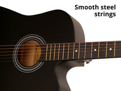 38'' Acoustic Guitar - Black