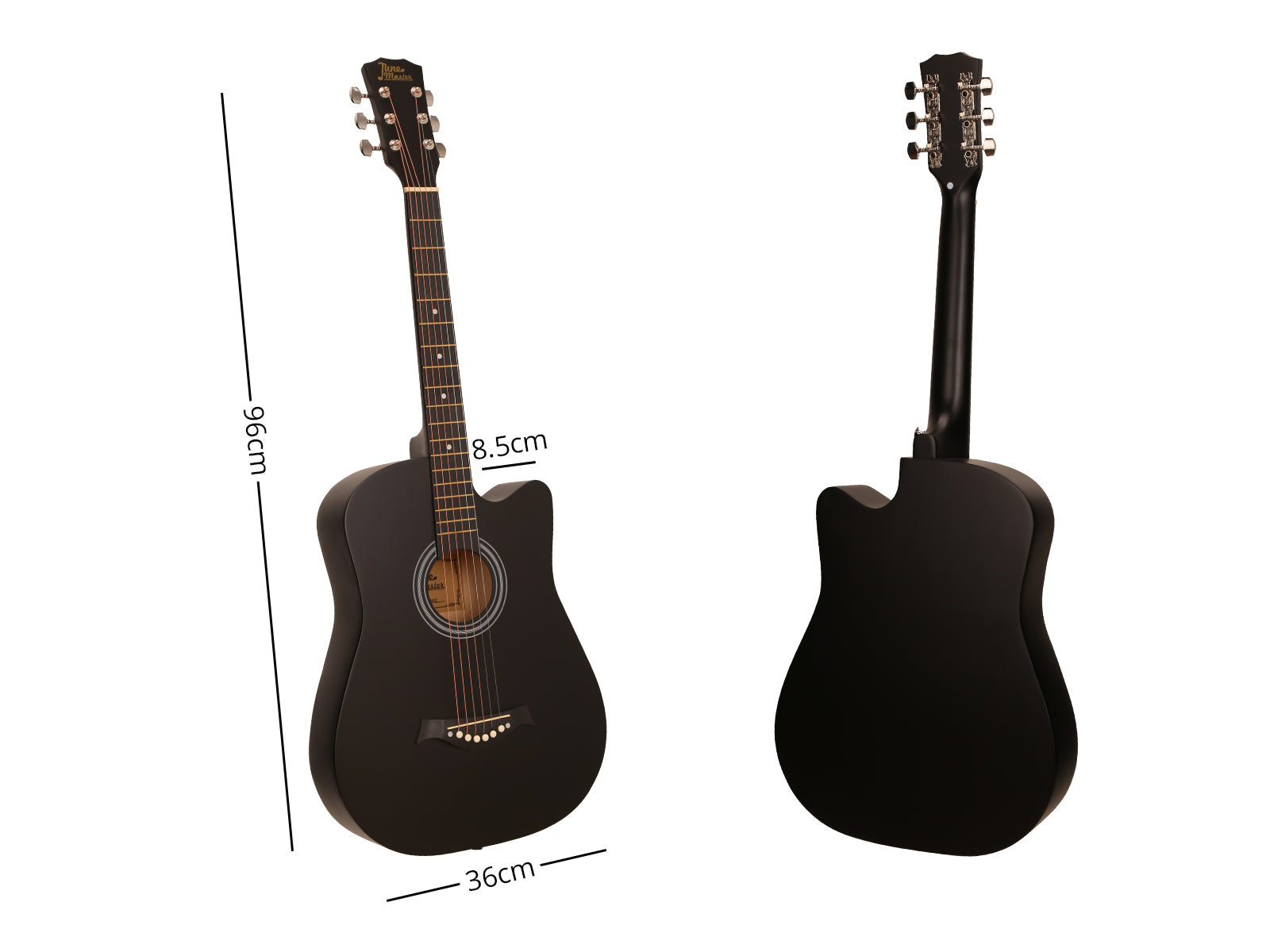 38'' Acoustic Guitar - Black