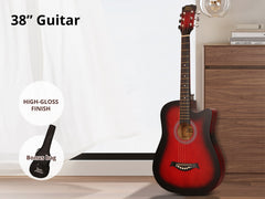 38'' Acoustic Guitar - Red