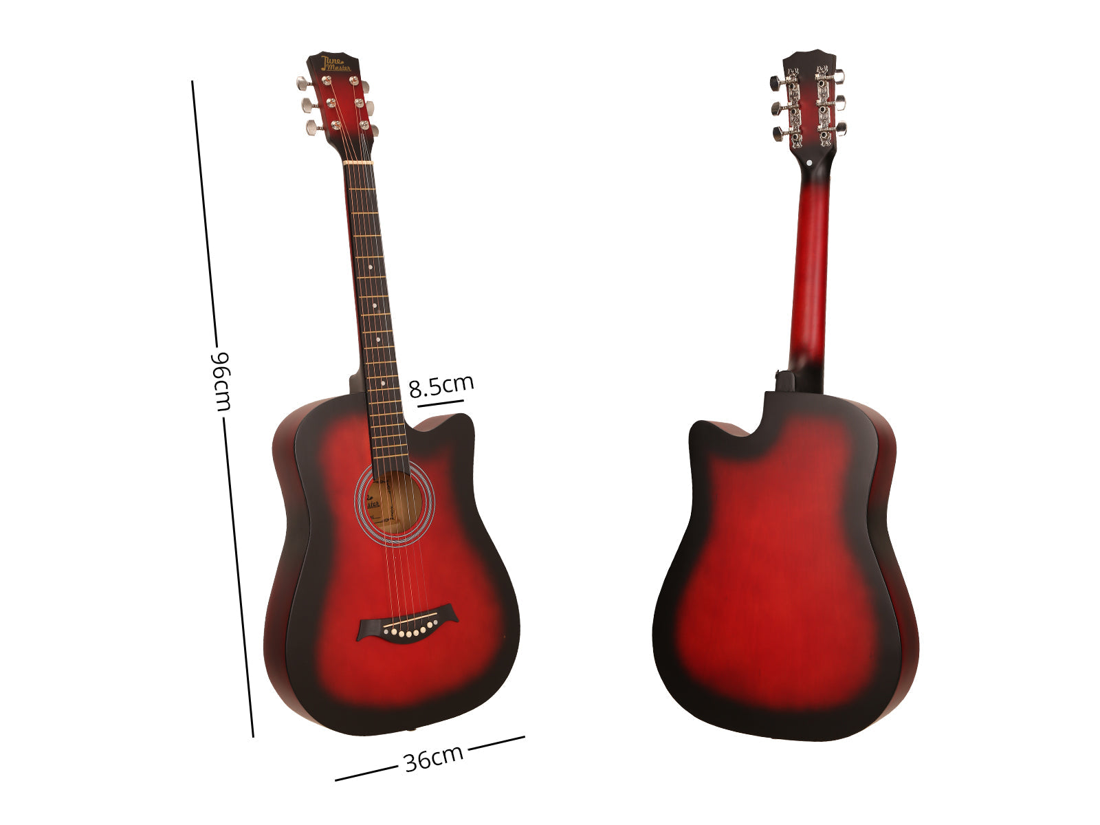38'' Acoustic Guitar - Red