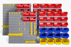 88 Parts Wall-Mounted Storage Bin Rack