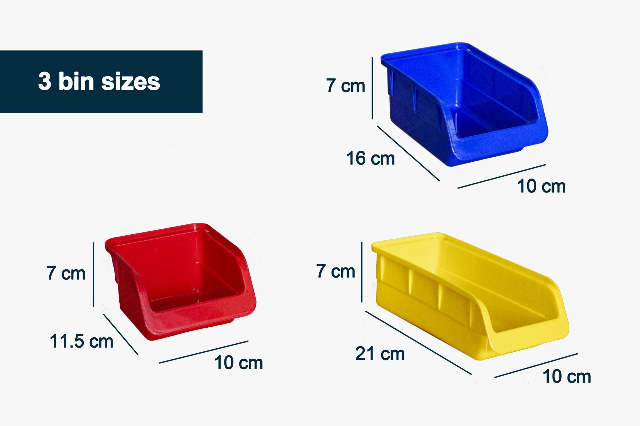 88 Parts Wall-Mounted Storage Bin Rack