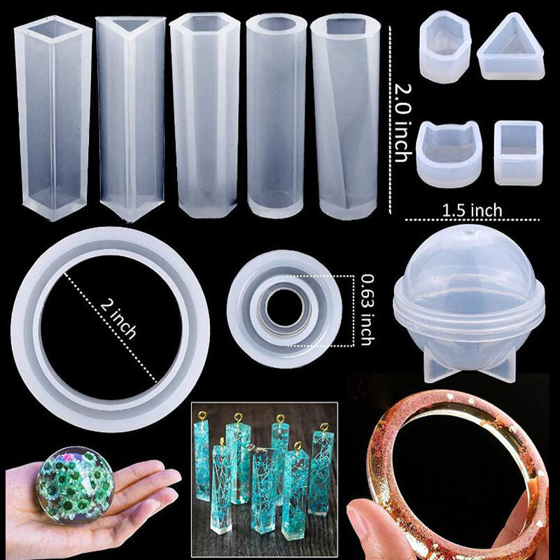 DS BS  148Pcs Epoxy Resin Jewelry Making Kit with 50g UV Resin