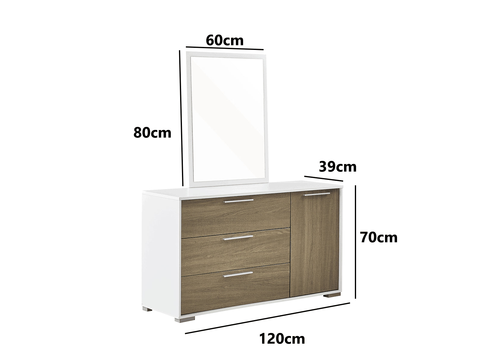 Brooklyn Dresser with Mirror
