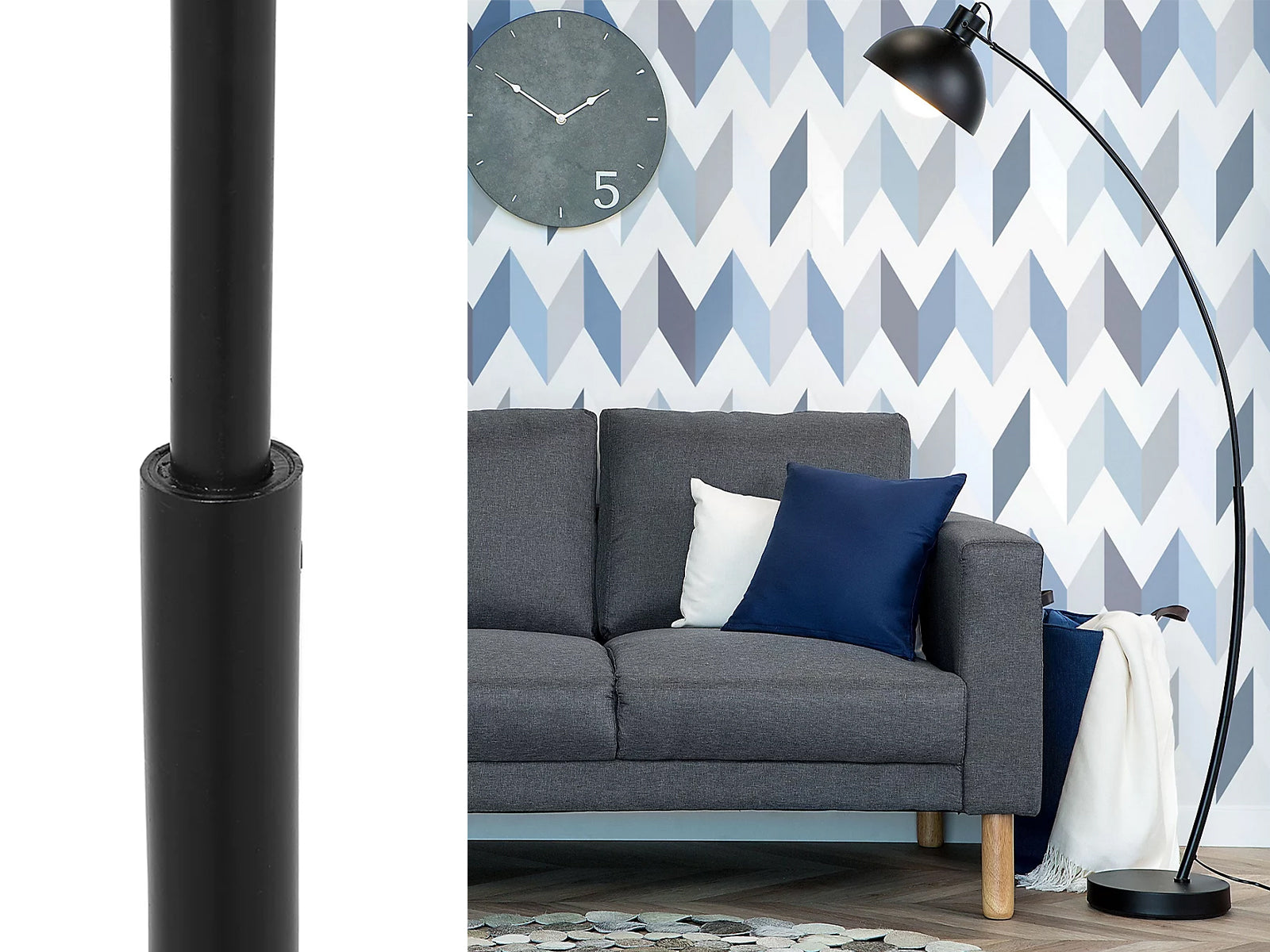 Barn Floor Lamp - Black