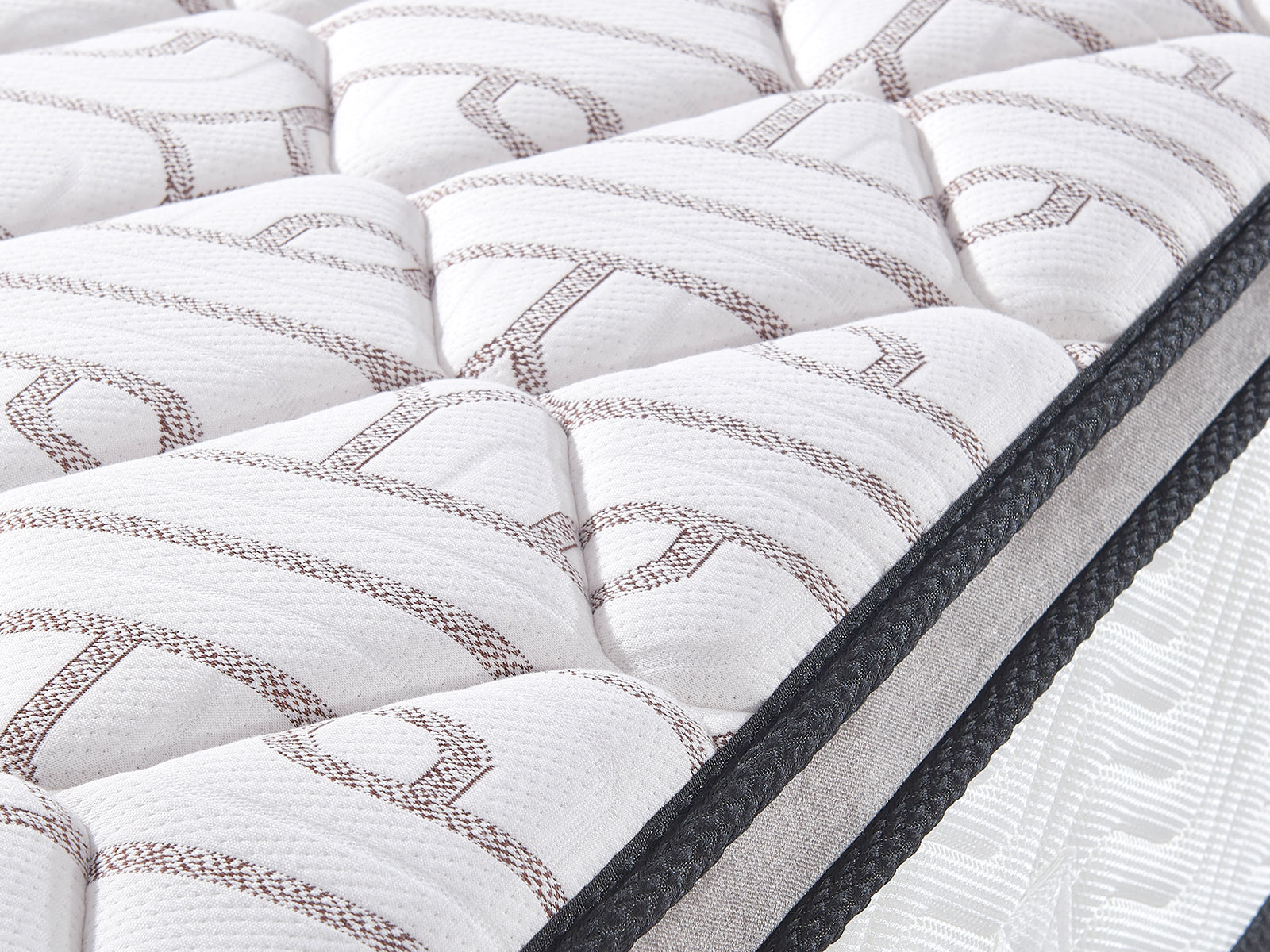 Blaine Velvet Bed Frame Beige & GEL30 Mattress - Queen