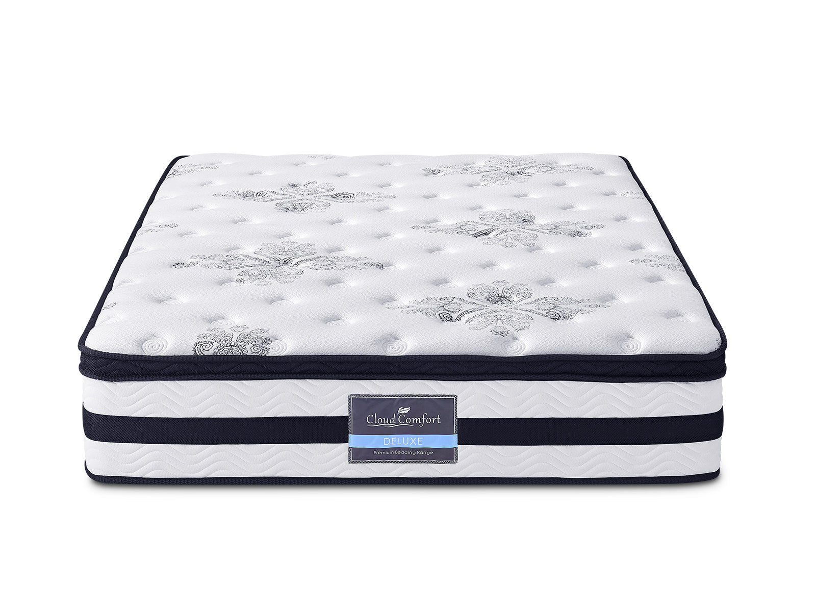 Darcy Metal Bed Frame Black & K34 Mattress - Queen