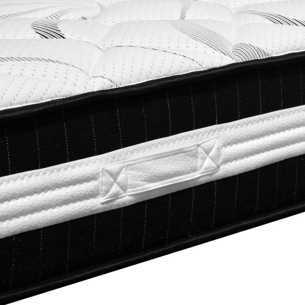 Darcy Metal Bed Frame Black & L30 Mattress - Single