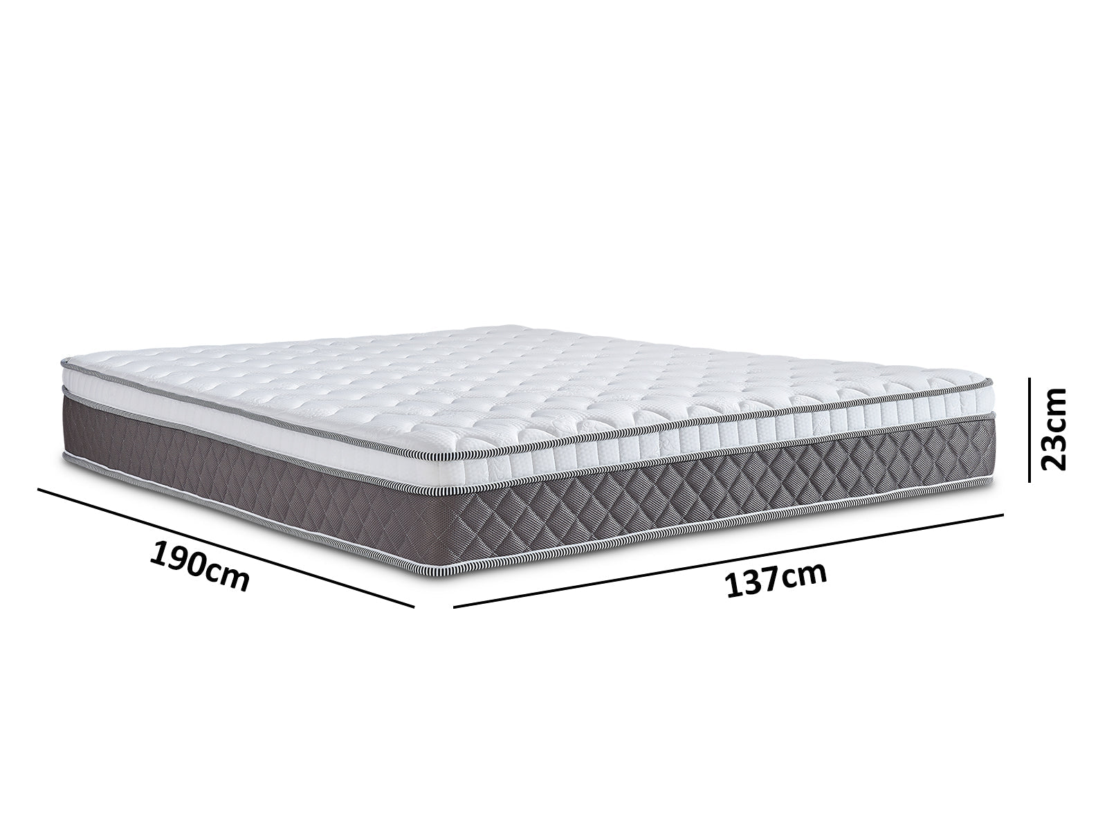 Coronado-A Bed Frame With Drawers & MEM23 Mattress - Double