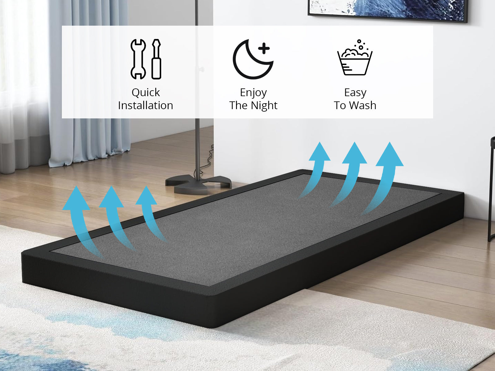D54 Metal Bed Frame - Single