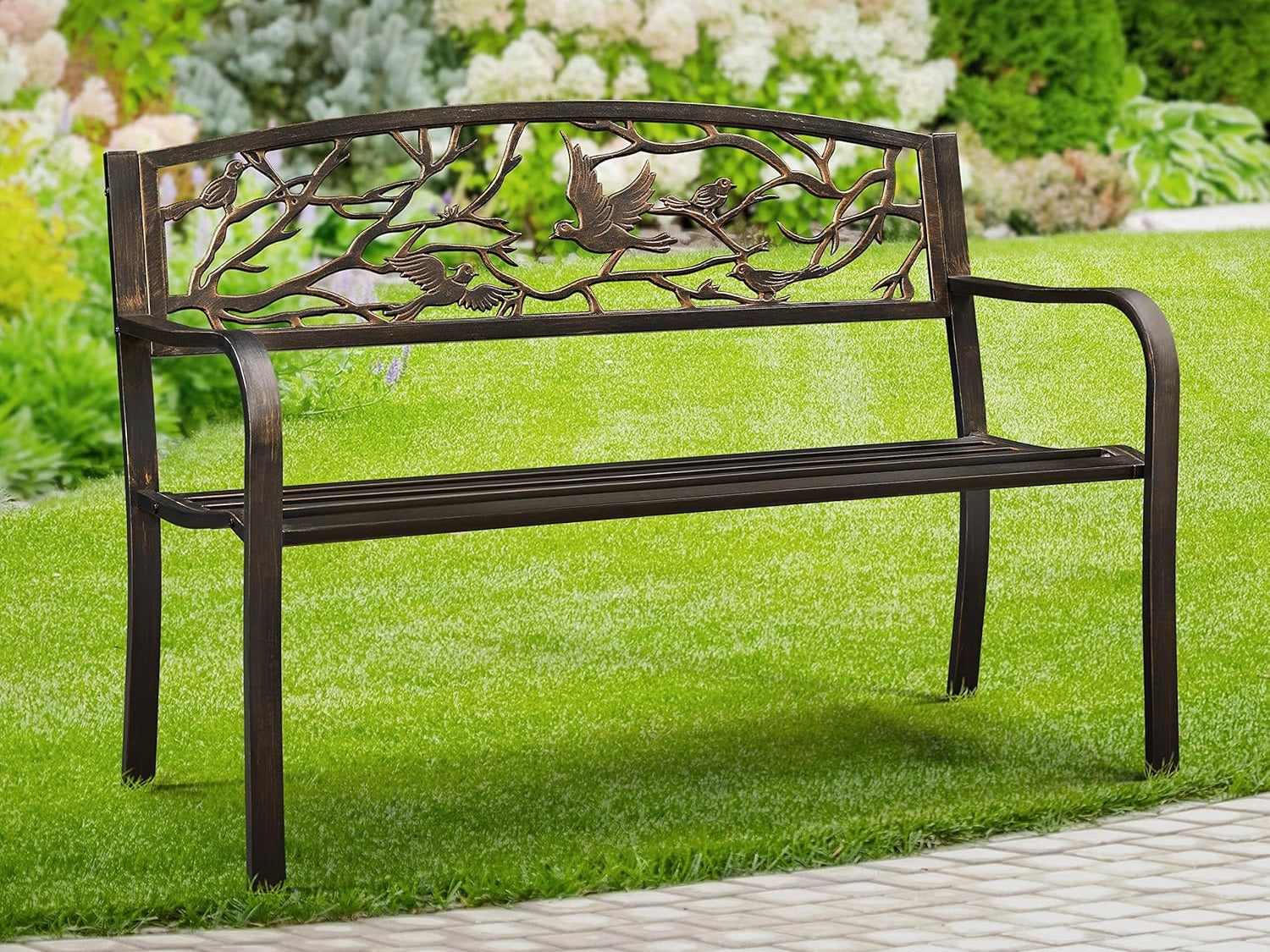 DS Arteferro Garden Bench E3 - Vintage Bronze