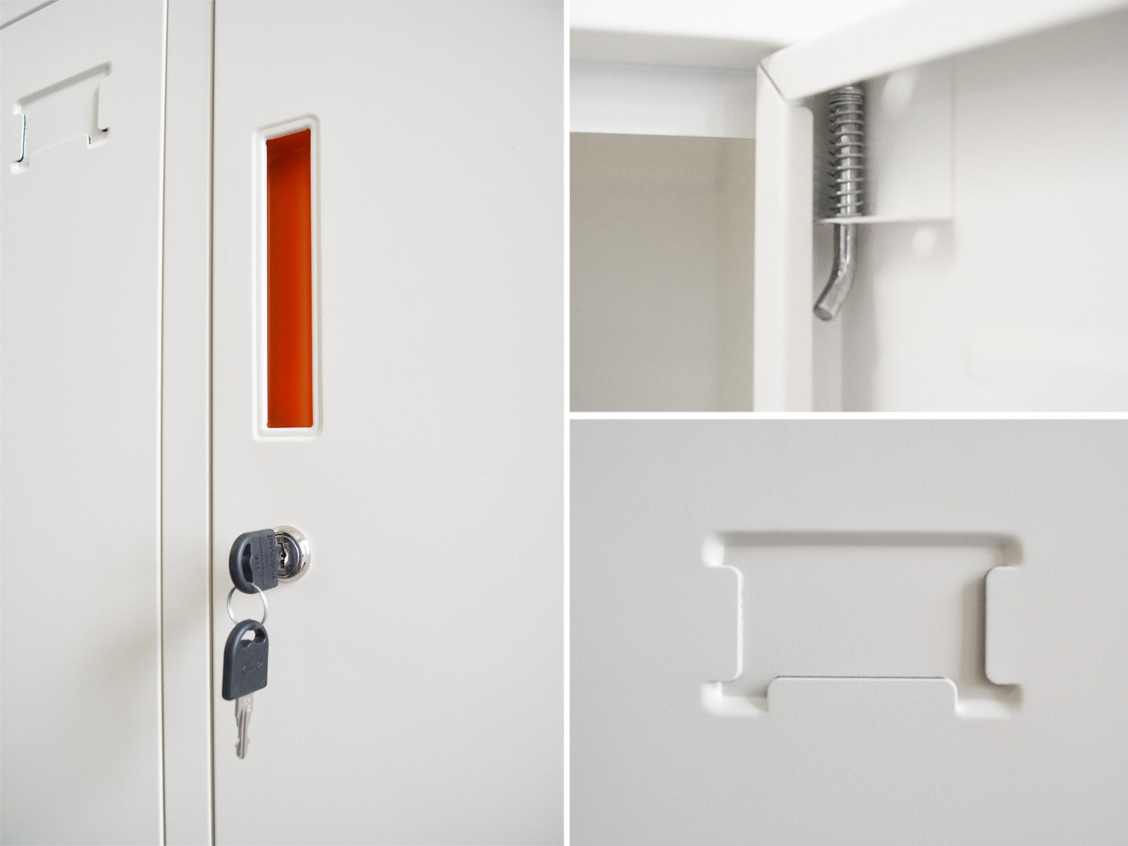 9-Door Locker - Creamy White