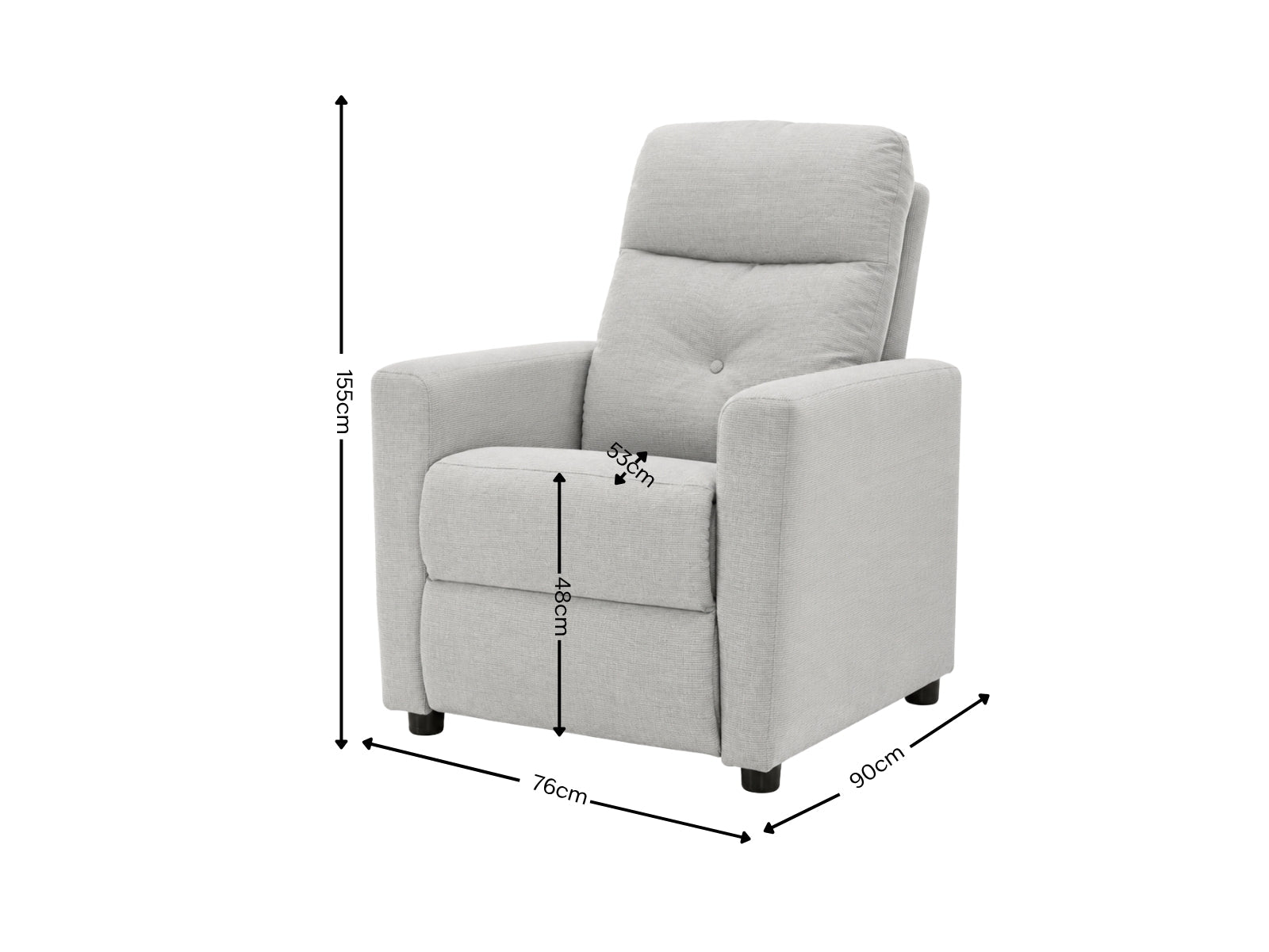 Buren Push Back Recliner Chair