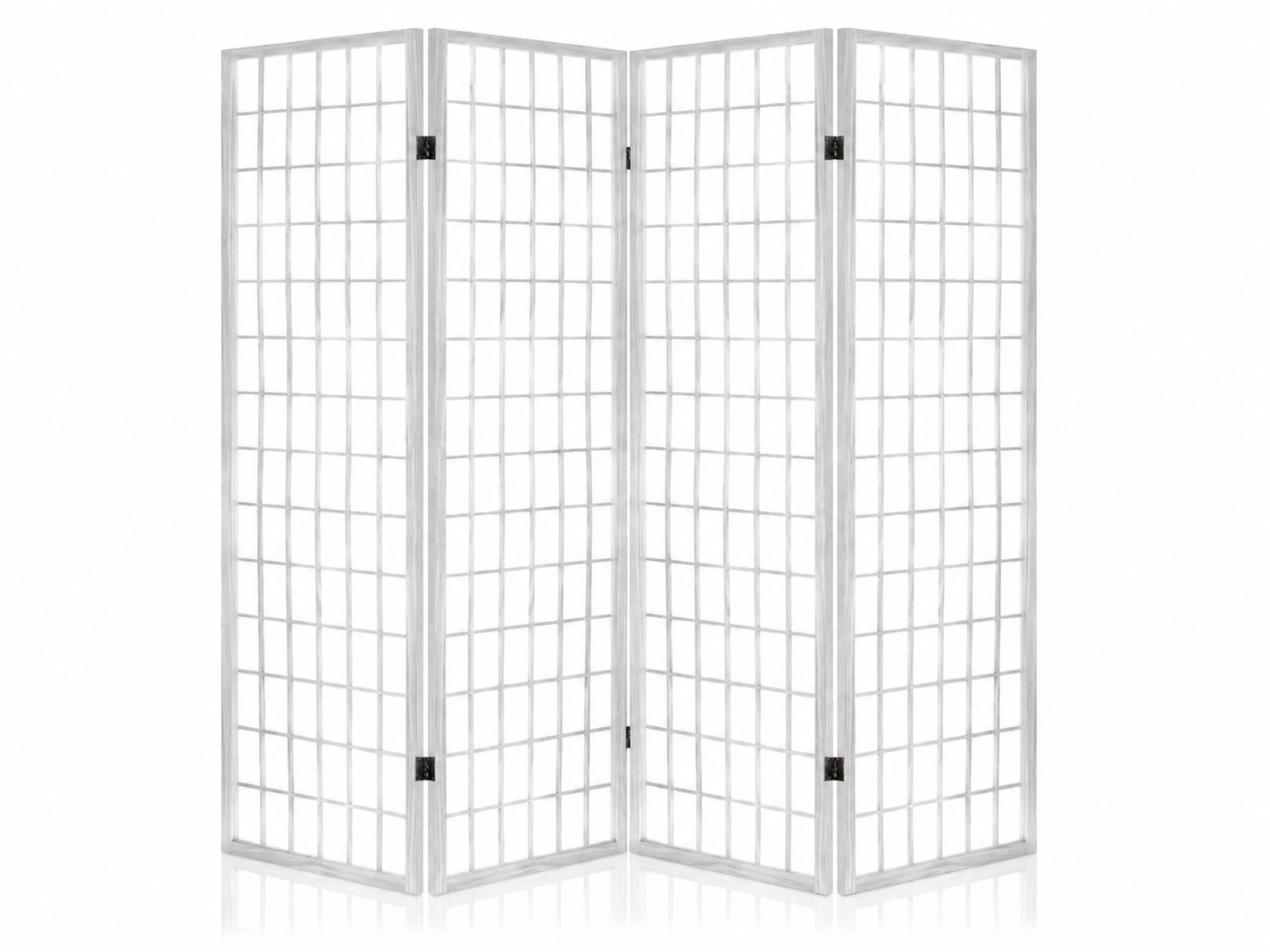 4-Panel Room Divider E P1 - White