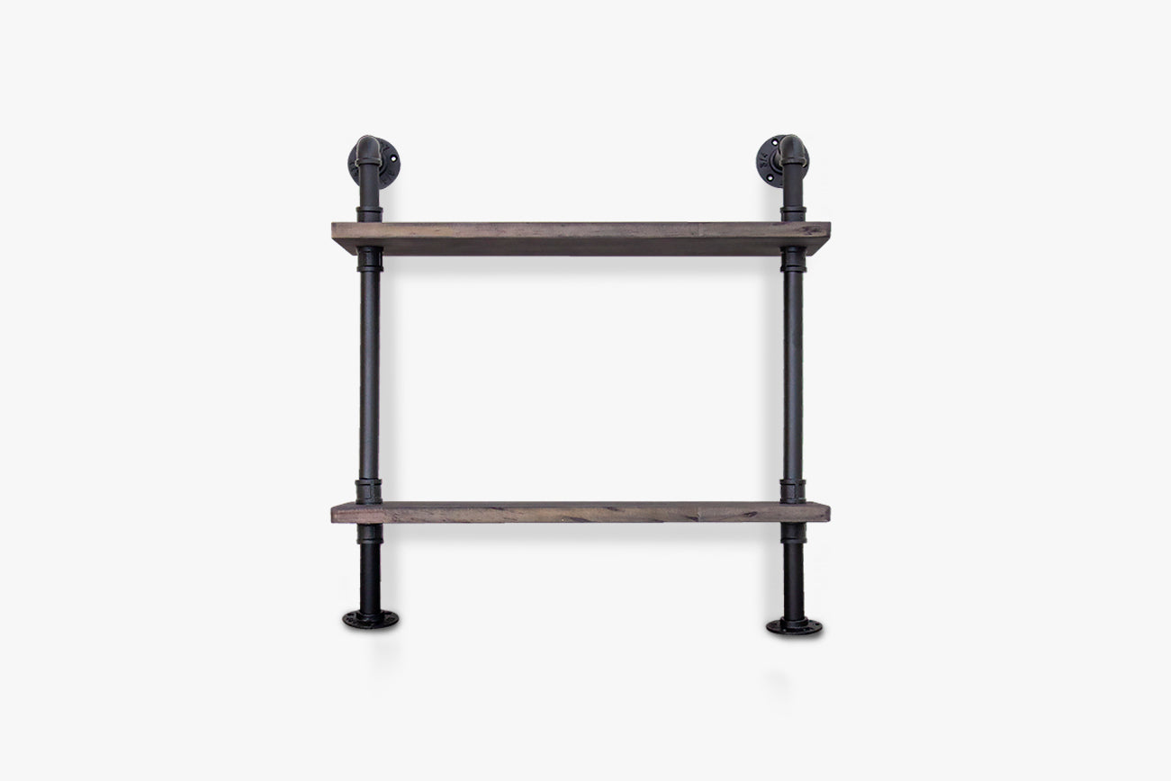2-Tier Pipe Shelf