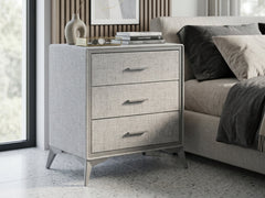 Delani 3-Drawer Chest - Grey