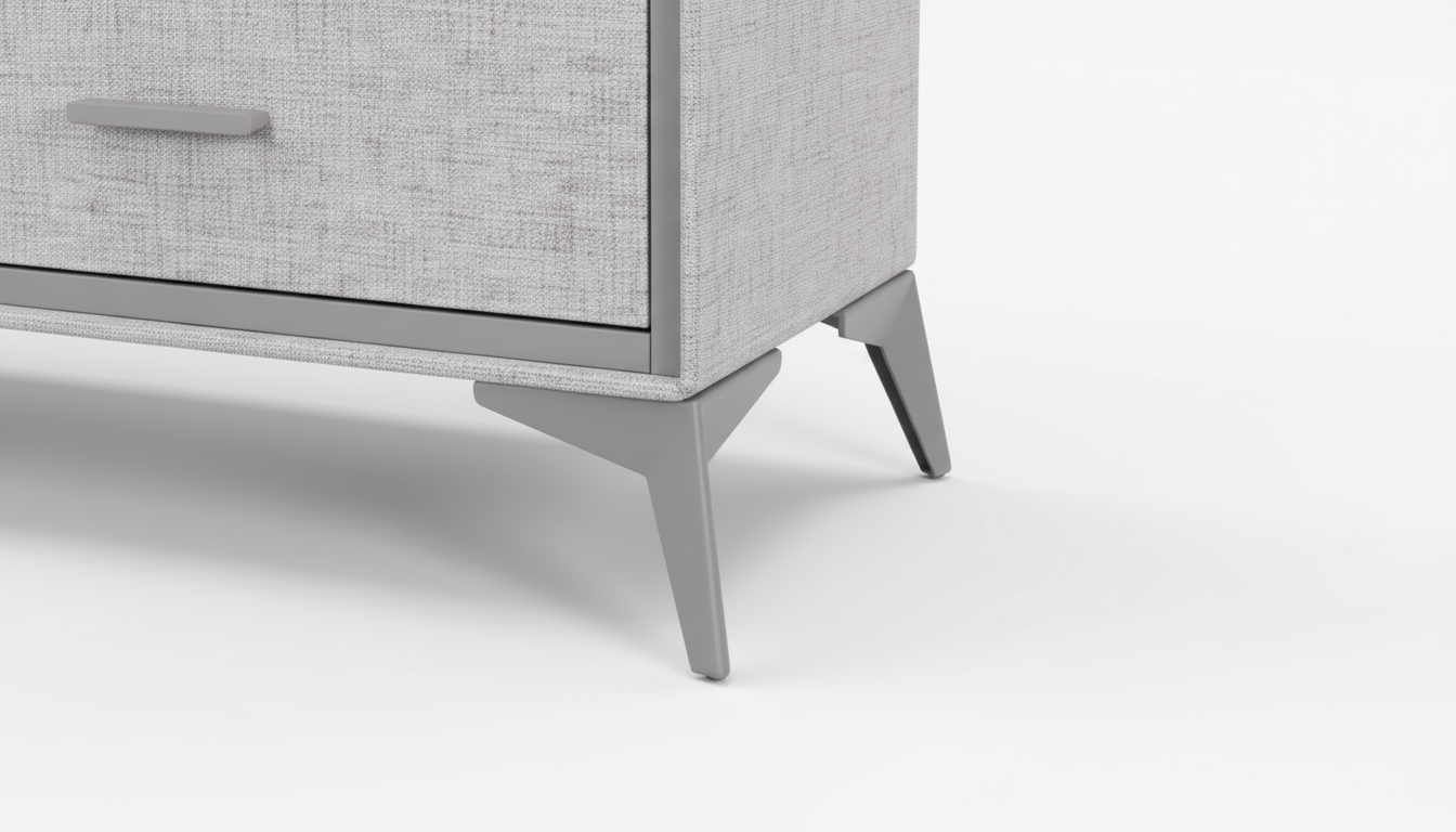Delani 6-Drawer Lowboy - Grey