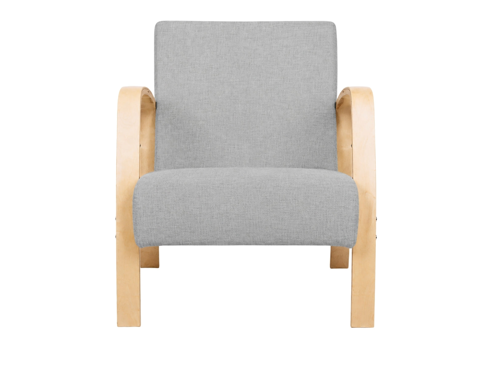 Bentwood Linen Sofa - Grey