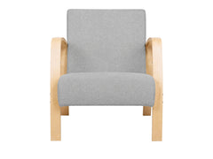 Bentwood Linen Sofa - Grey