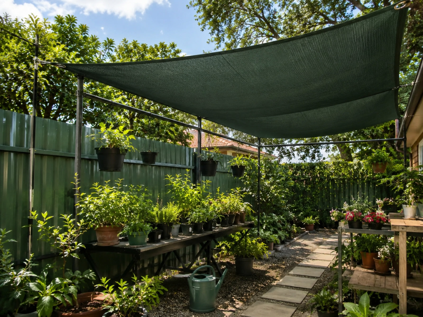 100gsm Green Shade Cloth - 3.66m x 30m