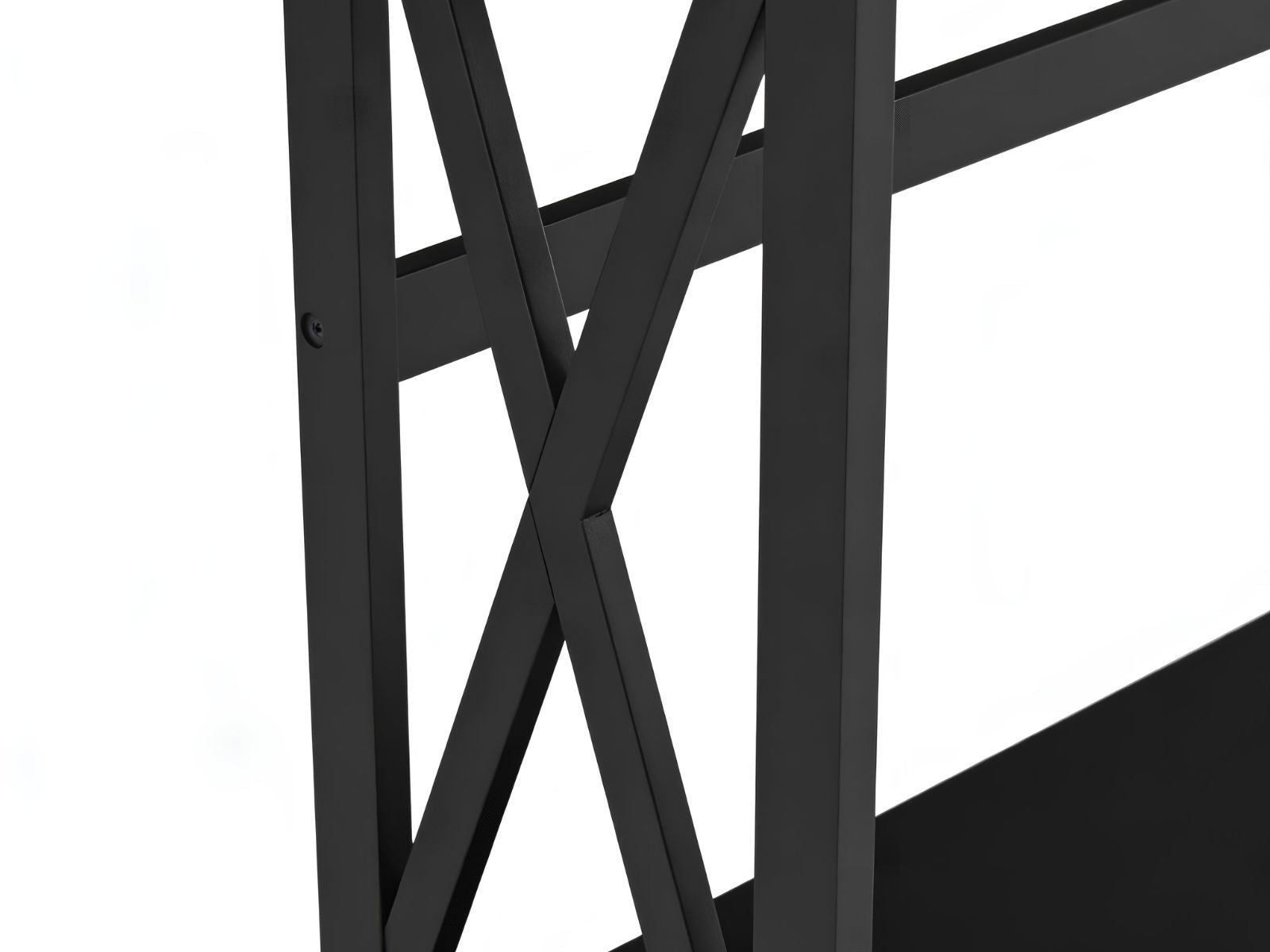 Console Table With Shelf - Black