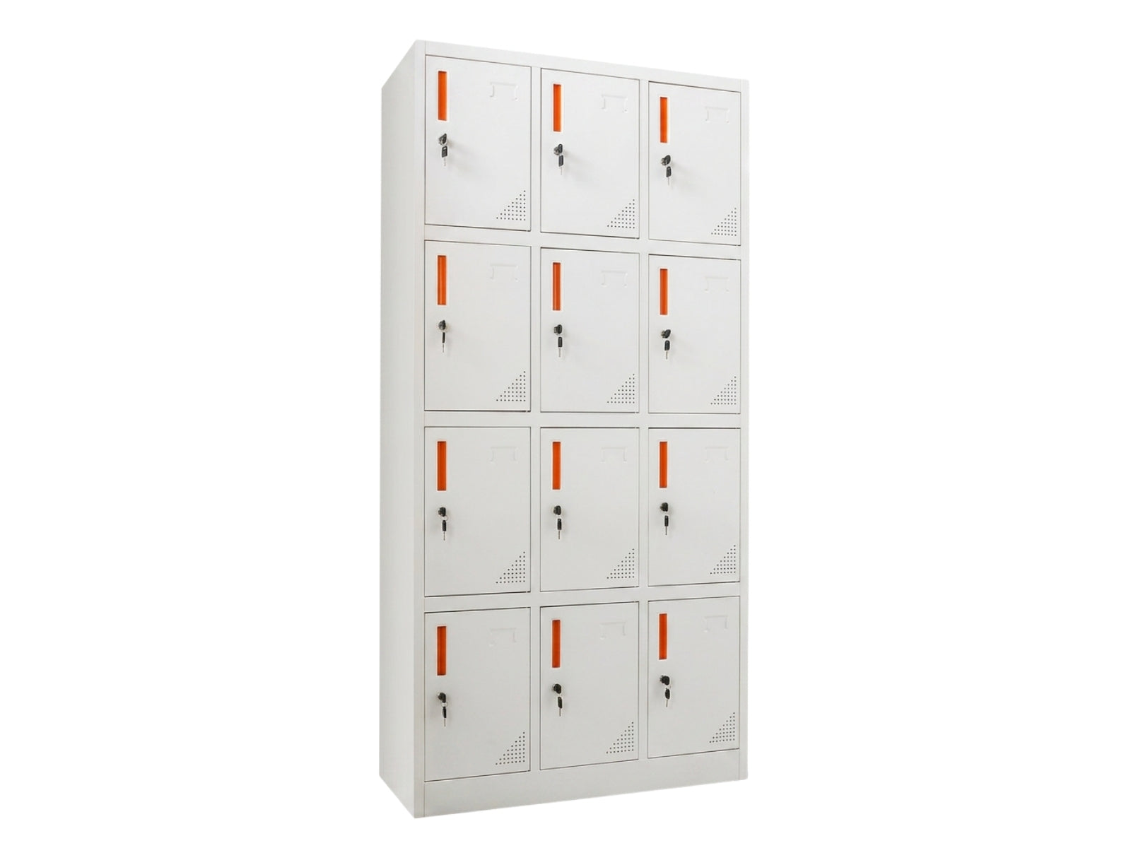 12-Door Locker - Creamy White