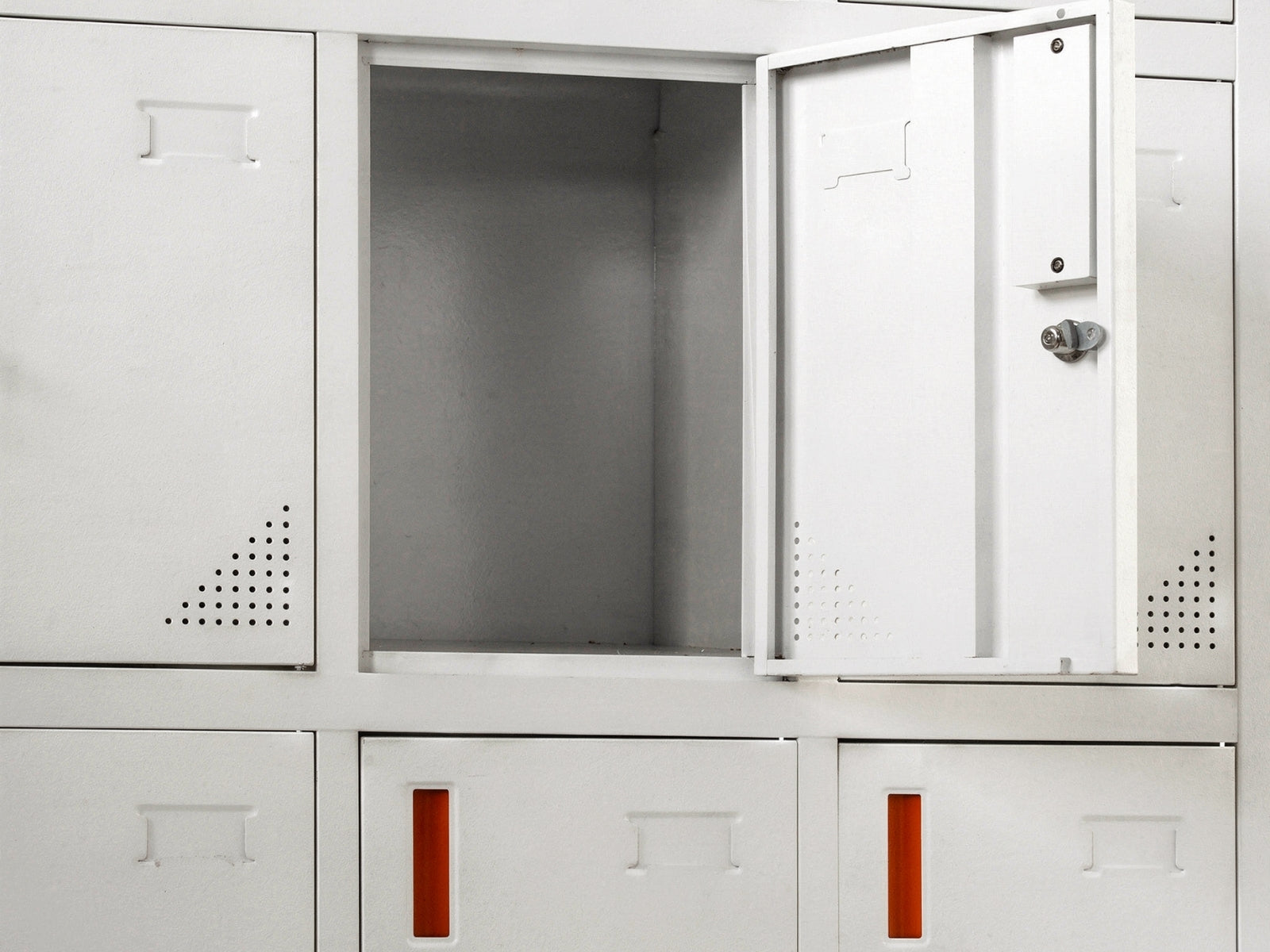 12-Door Locker - Creamy White