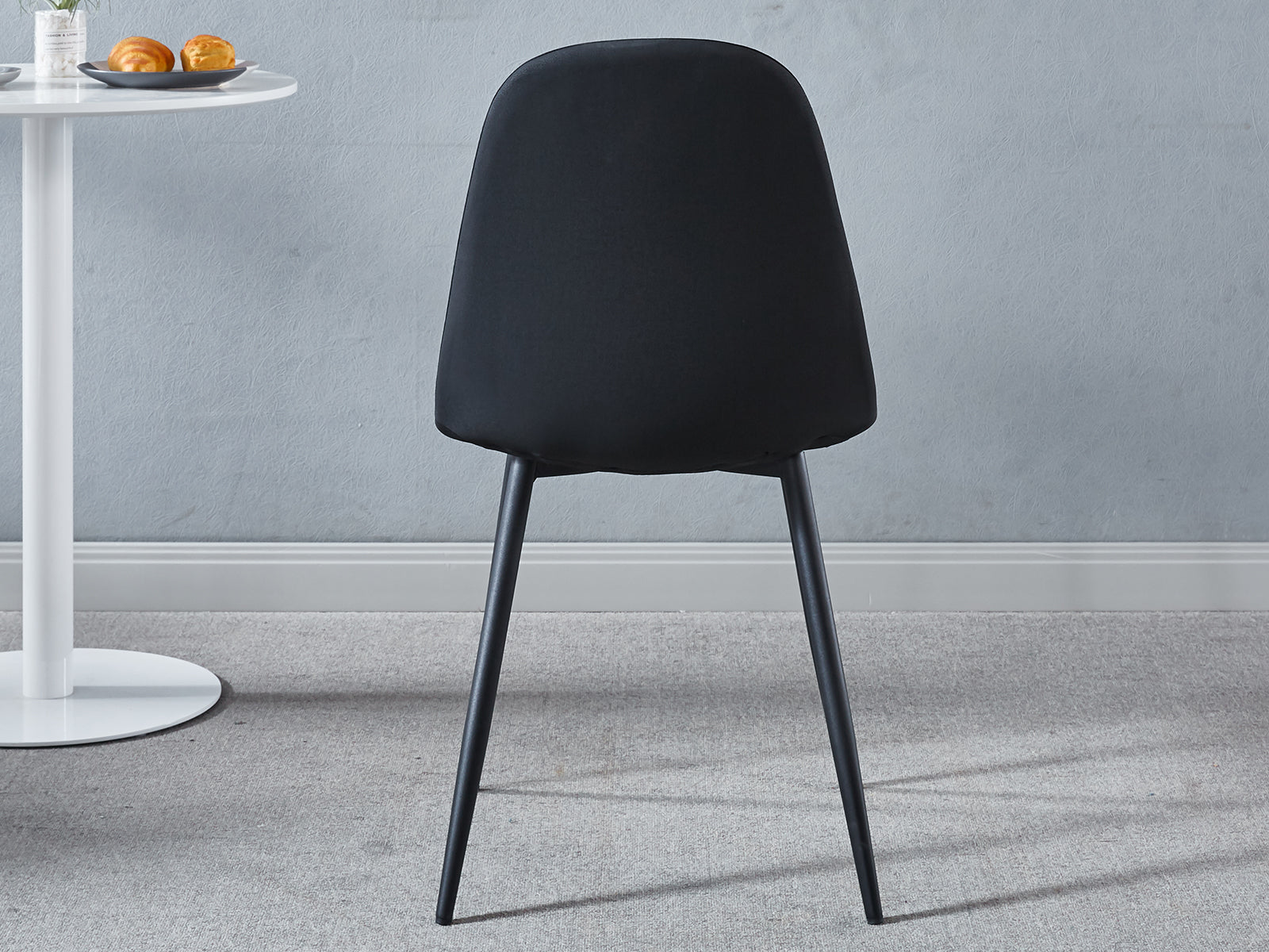 Axis PU Dining Chair Black - Set of 4