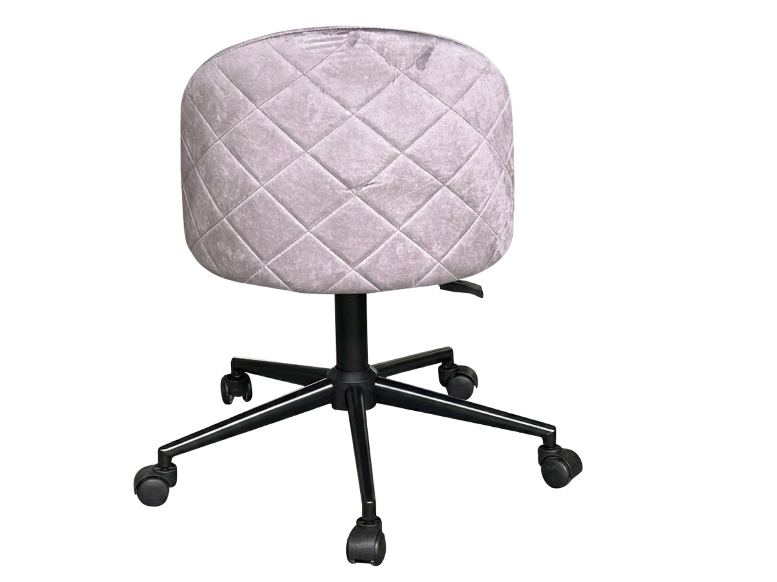 Dallin Velvet Office Chair - Grey