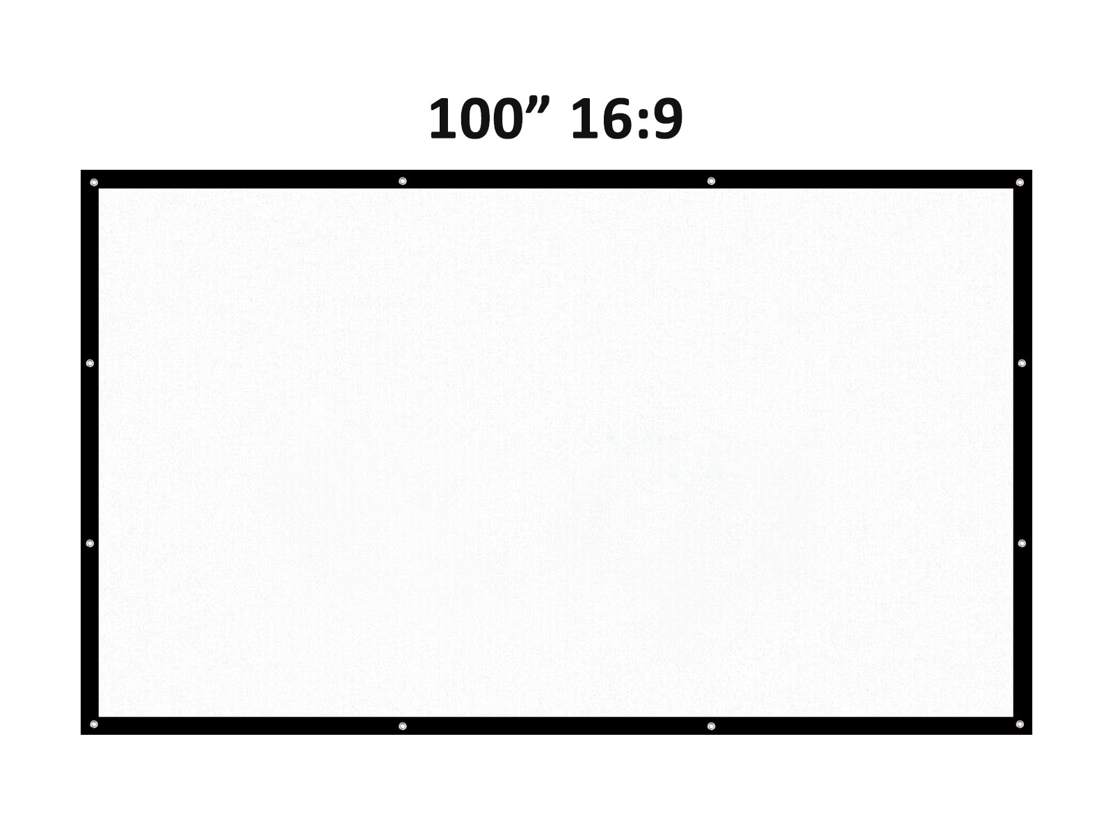 100 Inches Collapsible Projector Screen