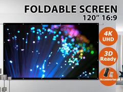 120 Inches Collapsible Projector Screen