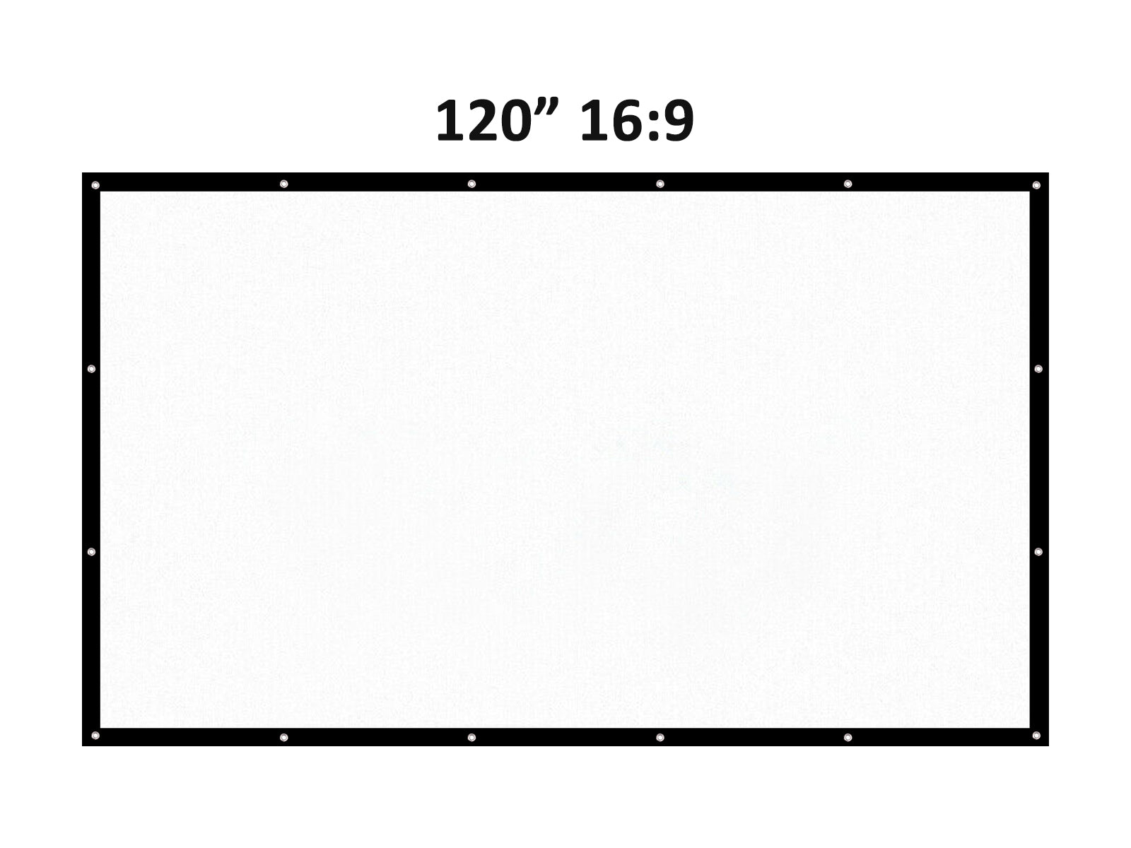 120 Inches Collapsible Projector Screen