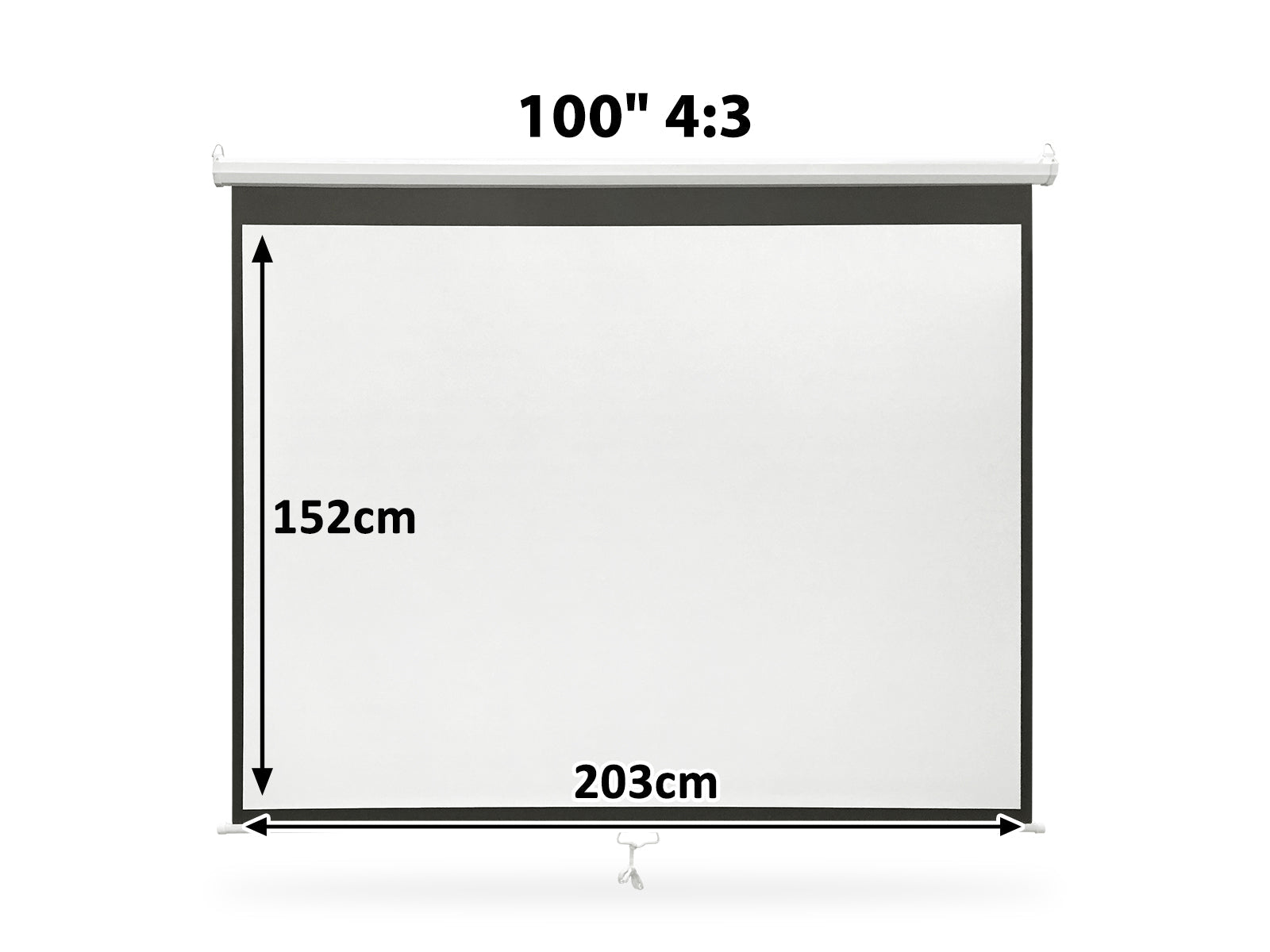 100 Inches Manual Projector Screen