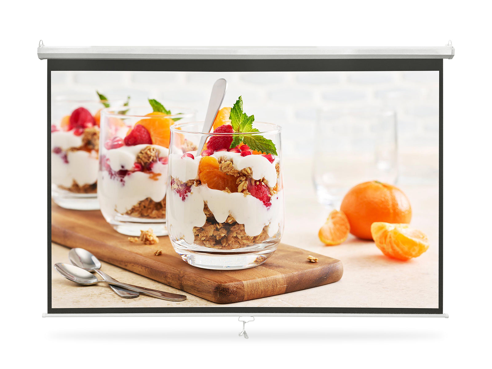 120 Inches Wide Screen Manual Projector Screen