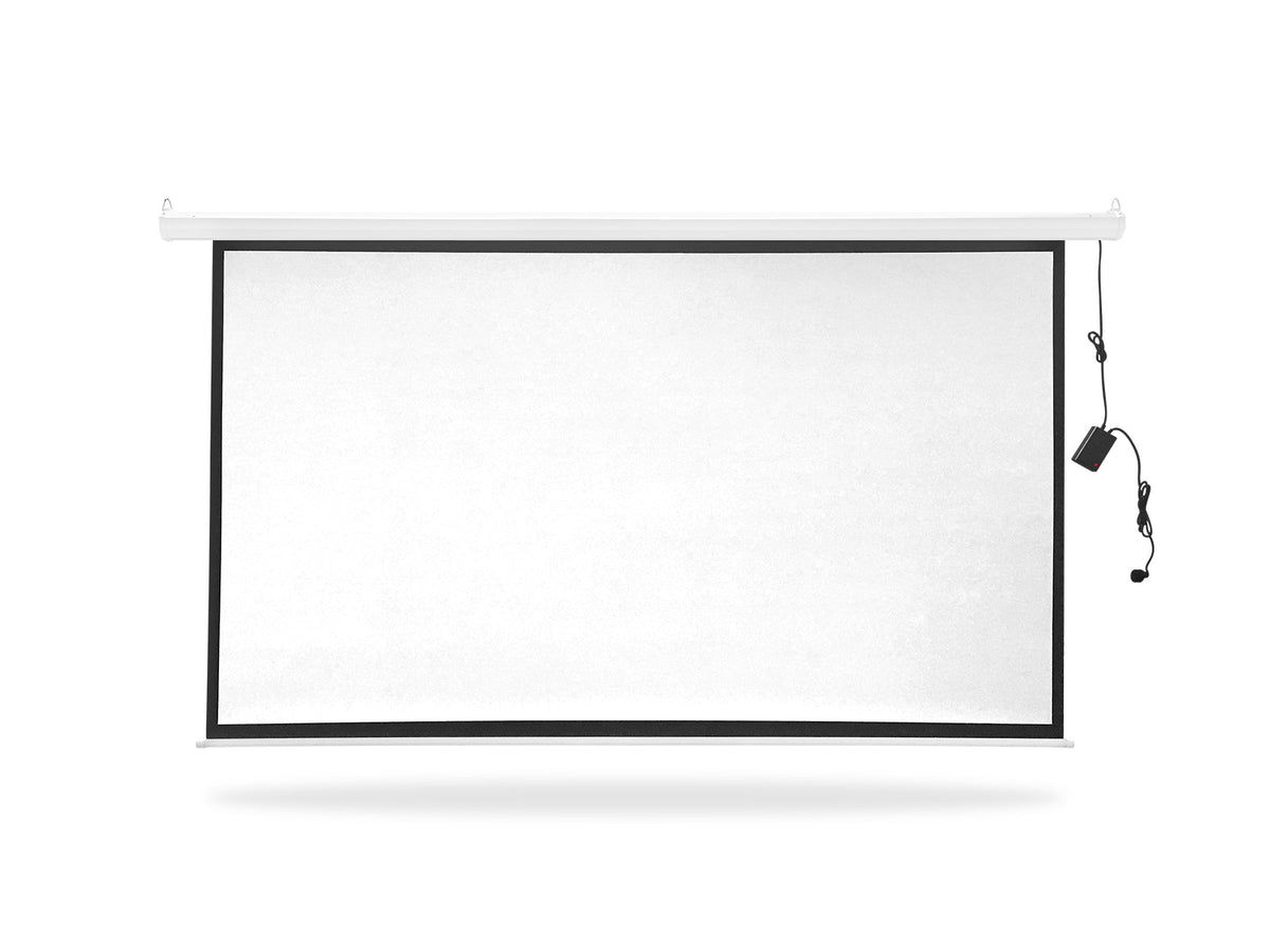 100 Inchs Wide Screen Electric Motorized Projector Screen with Wireless Remote