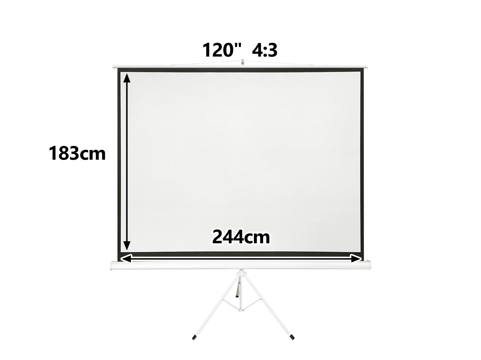 120 Inches Portable Tripod Projector Screen