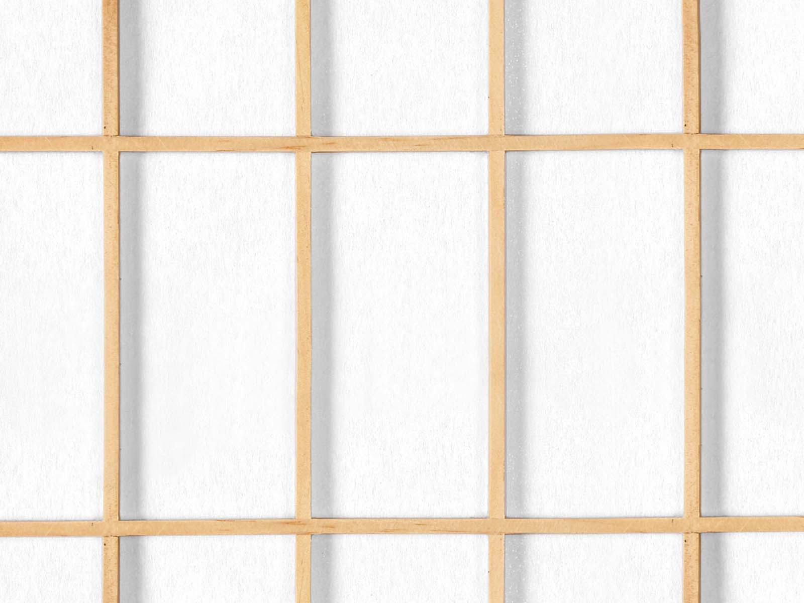 6-Panel Room Divider E P1 - Natural Wood