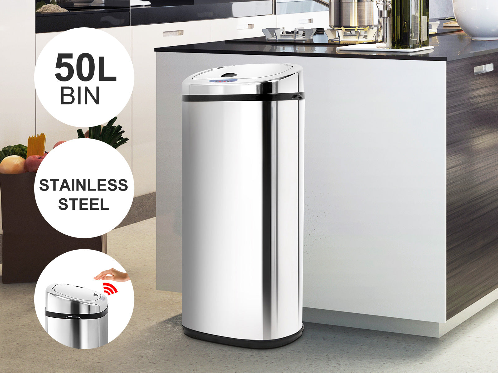 DS 50L Square Sensor Bin