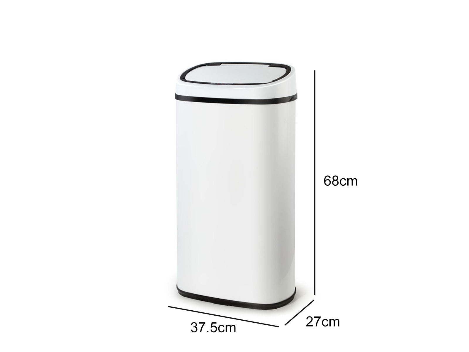 DS 58L Square Sensor Bin White