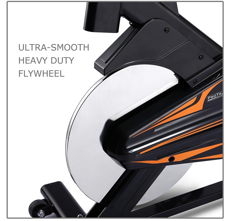 11kg Flywheel Exercise Spin Bike – Orange