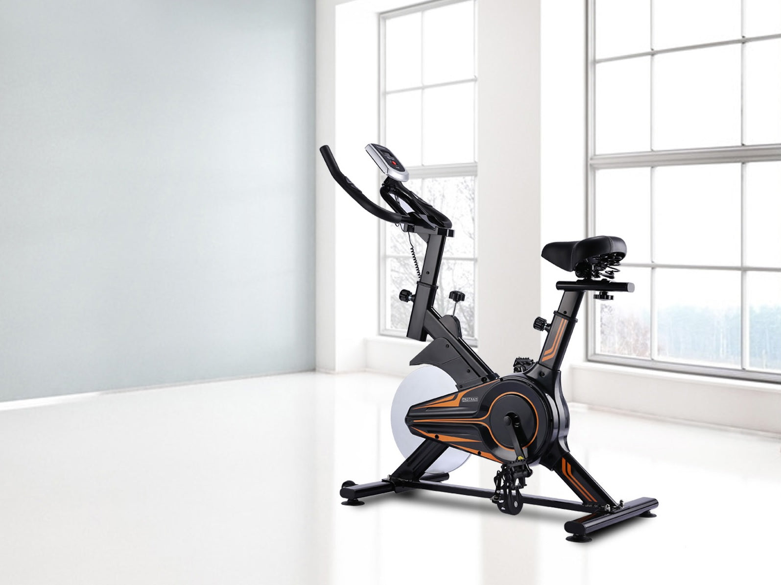 11kg Flywheel Exercise Spin Bike – Orange