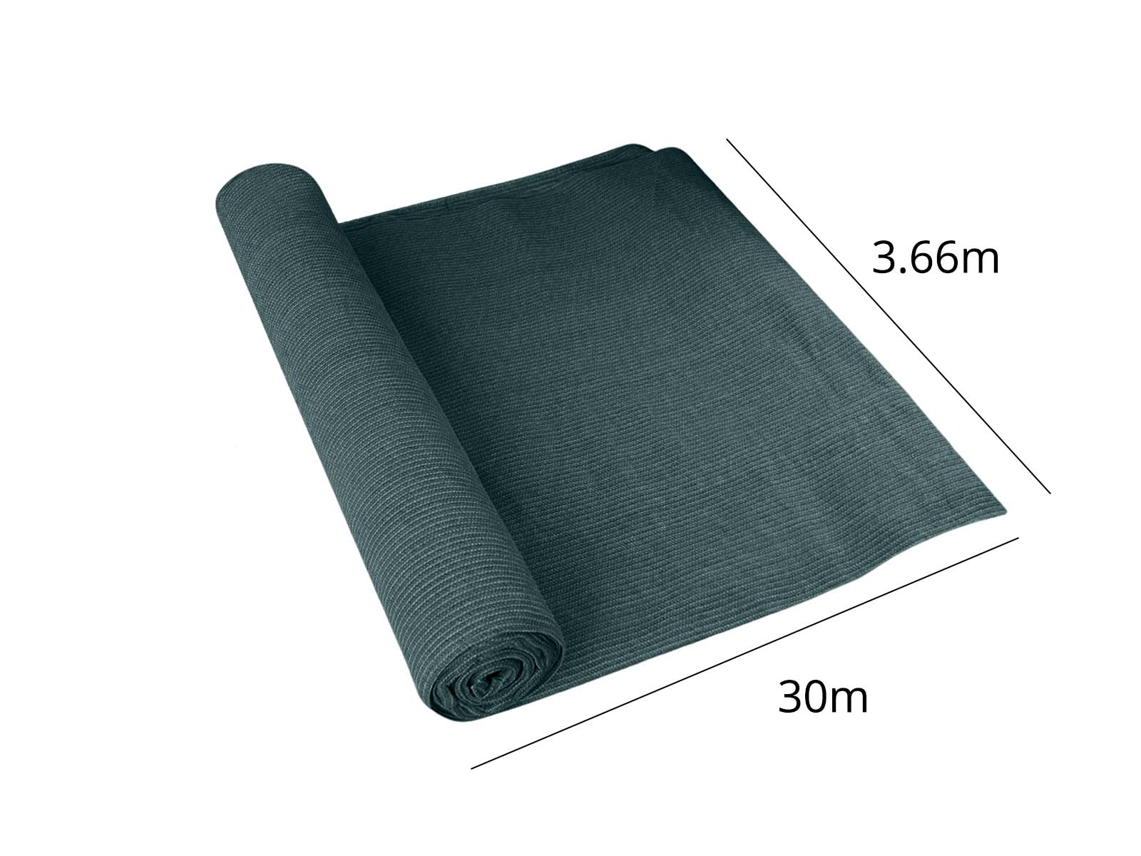 100gsm Green Shade Cloth - 3.66m x 30m